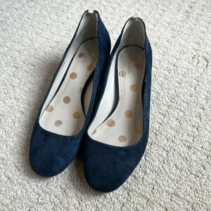 Suede Boden Navy heels